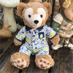 Disney Parks Duffy Teddy Bear 17" Toy Story Pajamas Mickey Plush Stuffed Animal